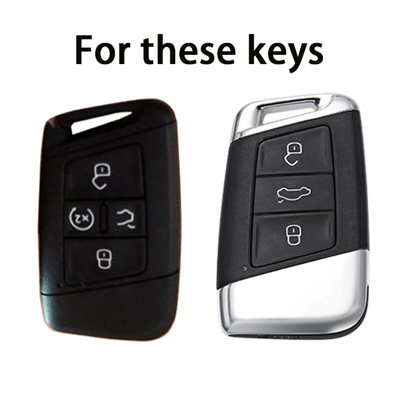 5 Buttons Key Shell Fob Holder for Volkswagen VW CC Magotan Variant B8 Lavida Bora TPU Car Key Case Cover Auto Accessories view 2