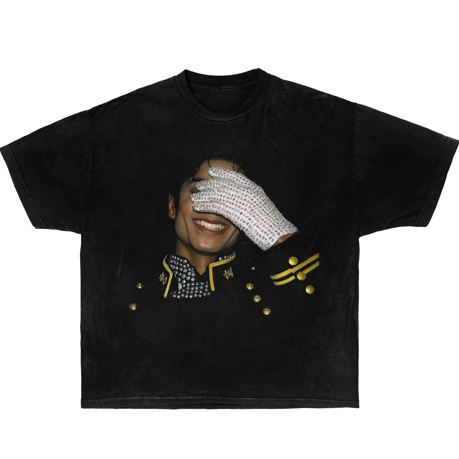 New Black or White - Michael Jackson MJ New Men's T-Shirt Unisex O-Neck Cotton Short Sleeve Oversized Y2k Popular Fashion Tee view 2