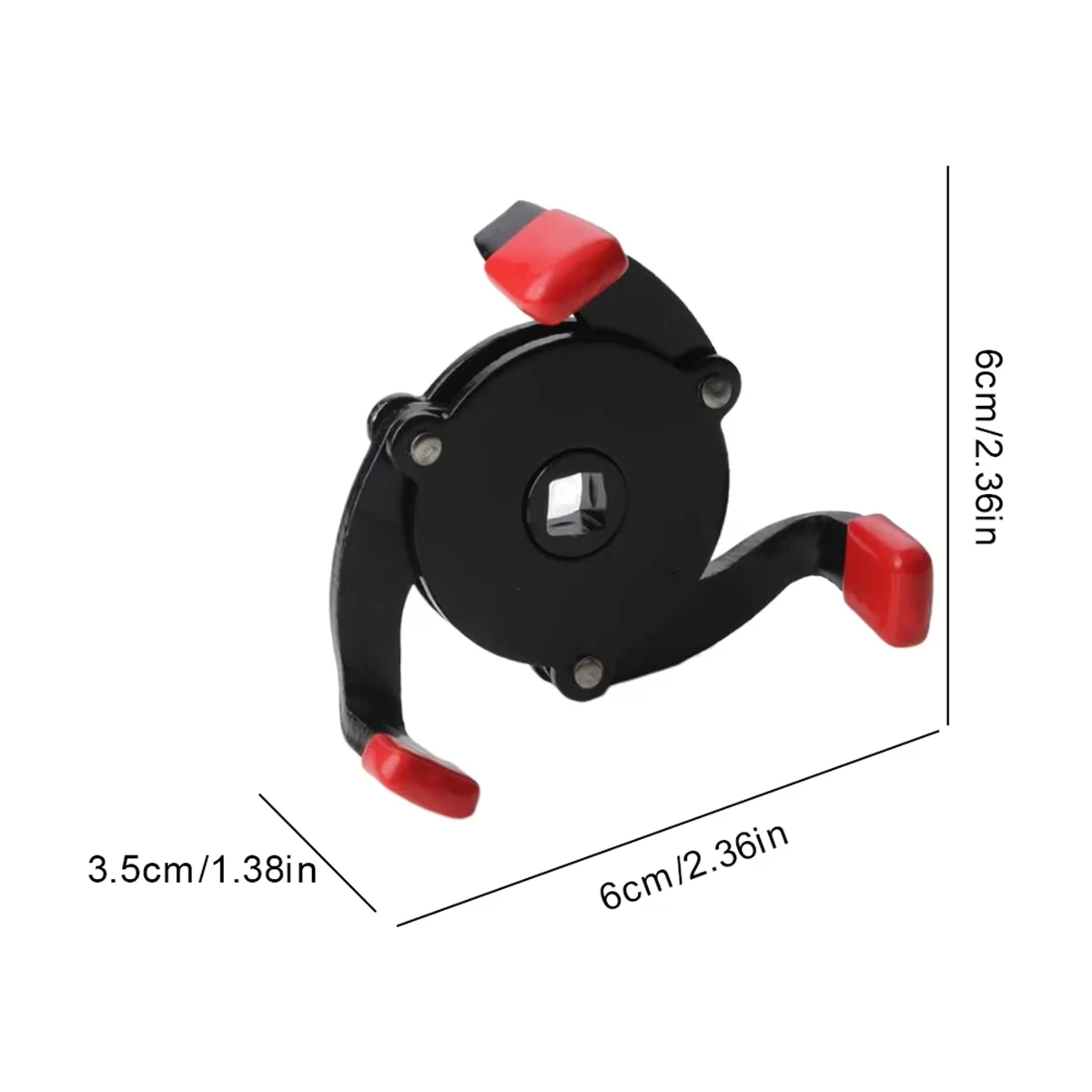 A002 Universal Oil Filter Wrench Adjustable 3 Jaw Oil Filter Removal Tool Three-Jaw Filter Wrench for Car Removing Oil Filter