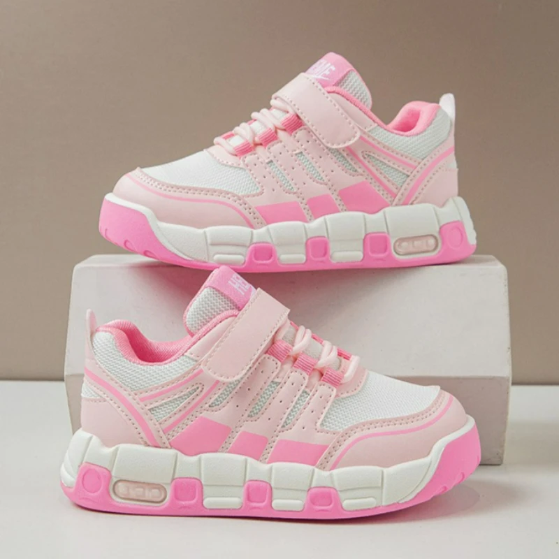 

Luxury Children Shoes Girls Sneaker Pink Thick Sole Platform Kids Casual Sneaker Cute Spring Walking Sneaker for Girls