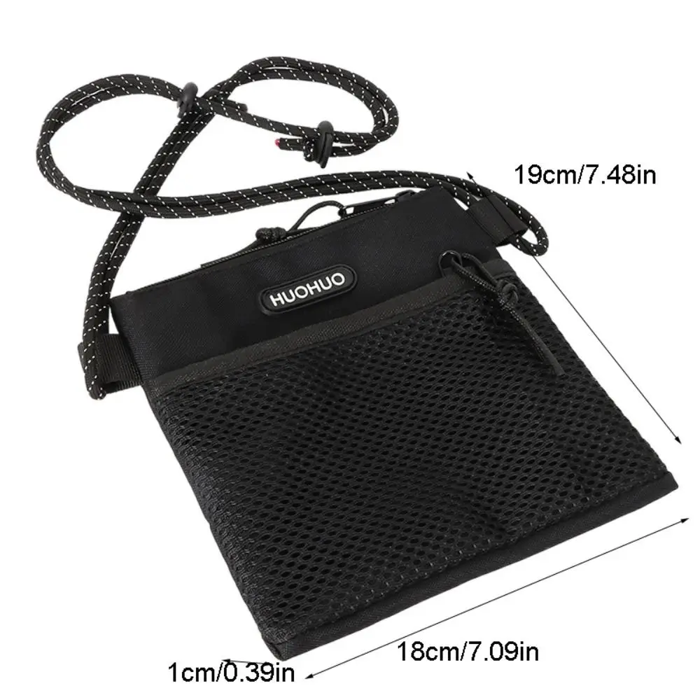 Borsa per messaggi piccola con lettera Oxford Borsa a tracolla di grande capacità Borsa a tracolla in rete Stile Ins Borsa per telefono semplice stile tailandese da viaggio