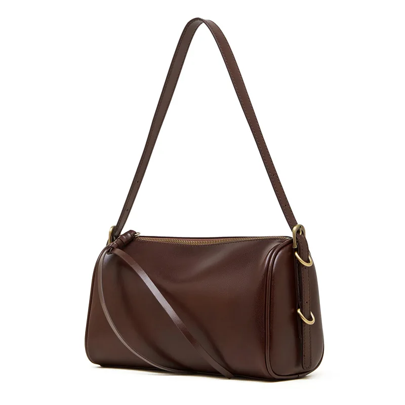 Soft Cowhide Women's Messenger Bag Luxury Designer Genuine Cow Leather Large Capacity Minimalist Crossbody Bag for Woman Female