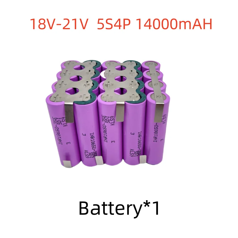 5S2P 5S3P 5S4P 2S1P 18650 35E 3500mAh/7000mAh wiertarka elektryczna 8.4V 21V 35E akumulator litowy wkrętak elektryczny