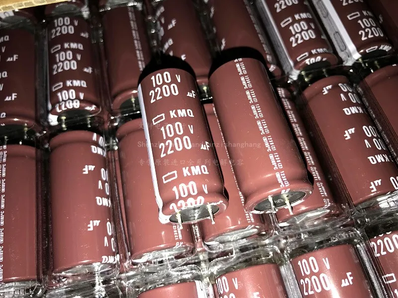 NIPPON KMQ 100V2200UF 22X50MM NCC long life electrolytic capacitor 2200UF/100V CHEMI-CON 105 degrees 100v 2200uf