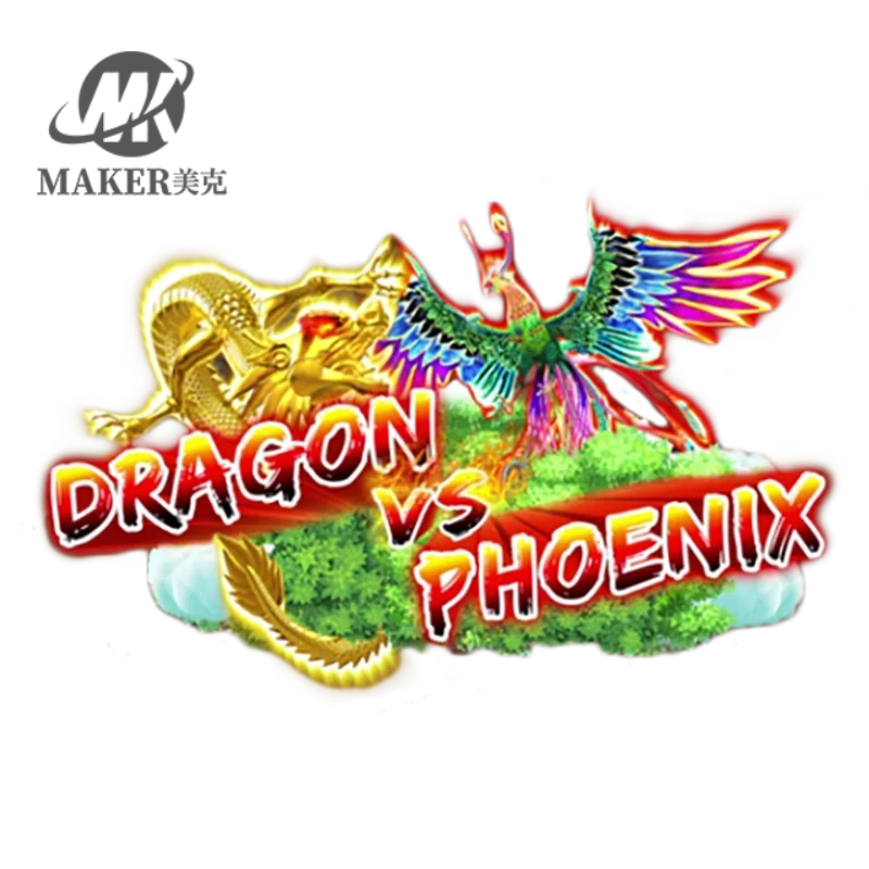 US Hot Sale Vgames Dragon VS Phoenix Shooting Fish Hunter Game Machine