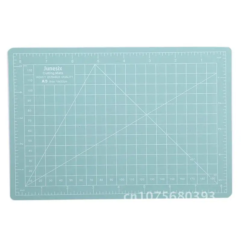 Grade impressa linhas placa do pvc, artesanato Quilting, auto cura, corte Mat, A5, 1pc