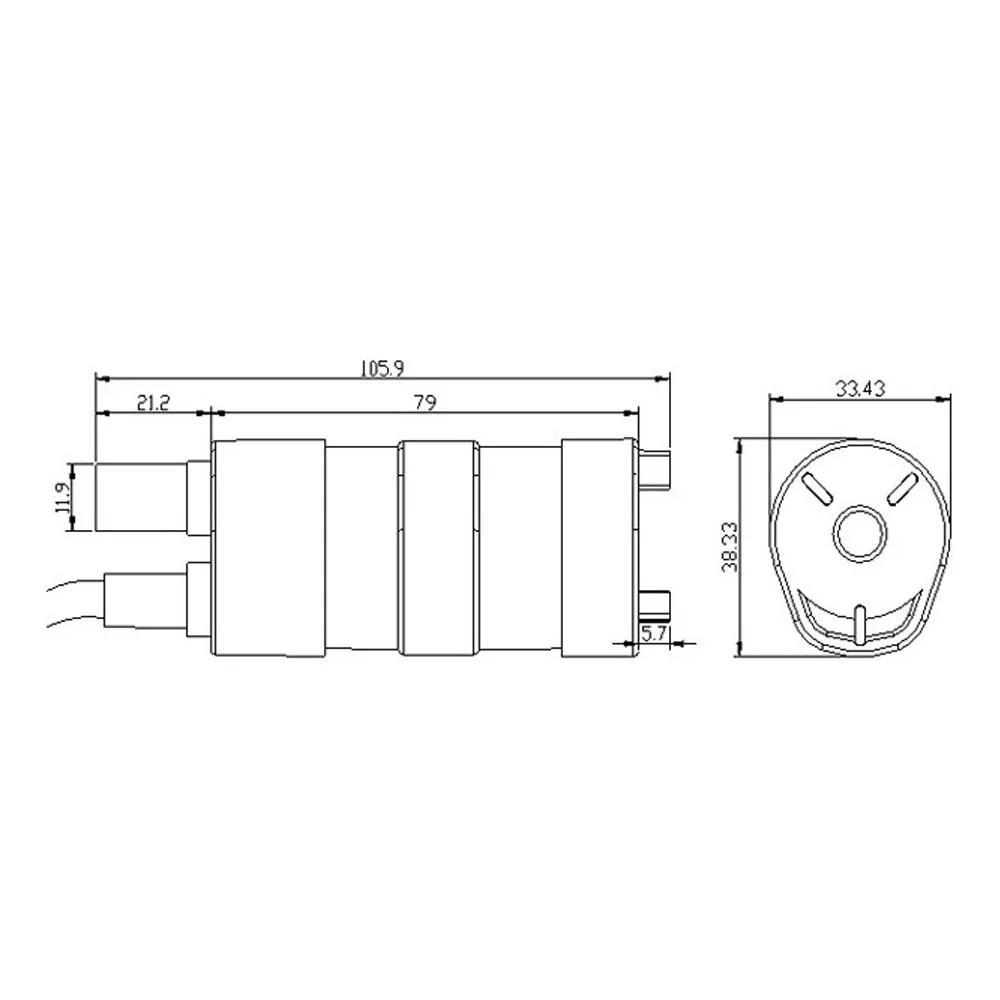 For Aquarium Camper Motorhome Hydroponic Garden DC 12V Water Pump 5M 600L H 1000L H 12 Volt Submersible Pump Shower Pump