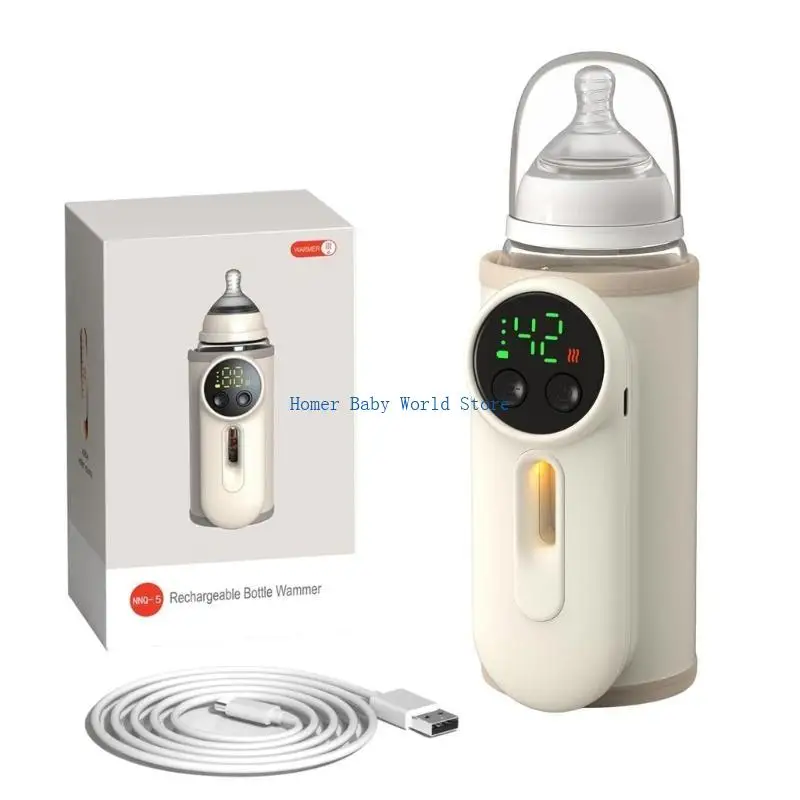 

B2QD Baby Footing Bottle Peating Case. Перезаряжаемая теплая сумка с цифровым дисплеем