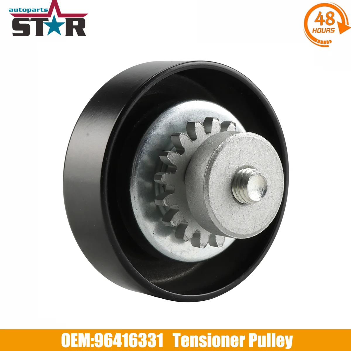 Polea tensora de correa de motor 96416331, polea de transición para Chevrolet Beat 2018-2021 4Cil 1.2Lt para Chevrolet Spark 2011-2015 4Cil
