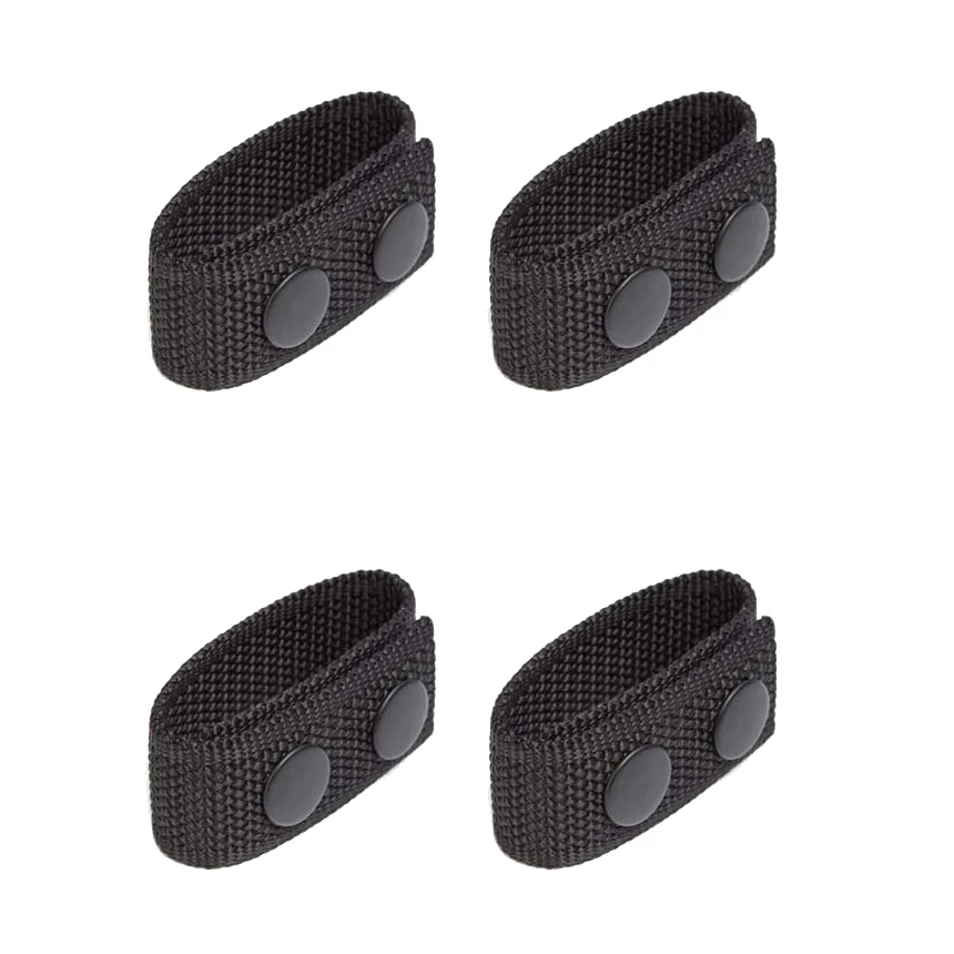 

RISE-4Pcs Duty Belt Keeper Double Belt Keeper Snaps For Wide Belt Outdoor Belt Equipment