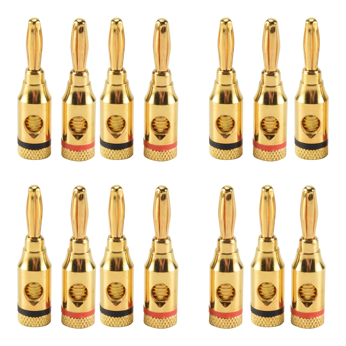 

A47U 7 пар, штекер типа «банан» с открытым винтом для акустического кабеля