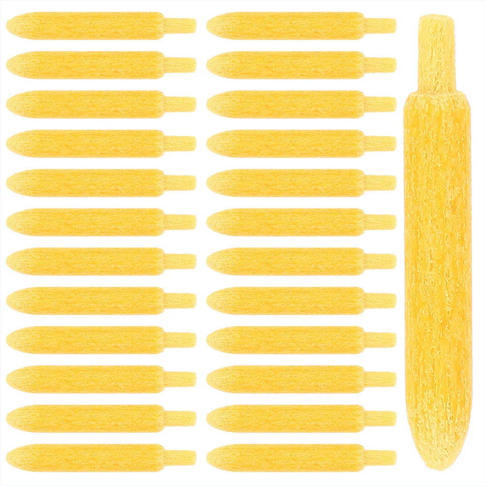 60 Pcs Paint Pen Refill Marker Supplies Markers Nibs Tips Universal Lengthen Yellow