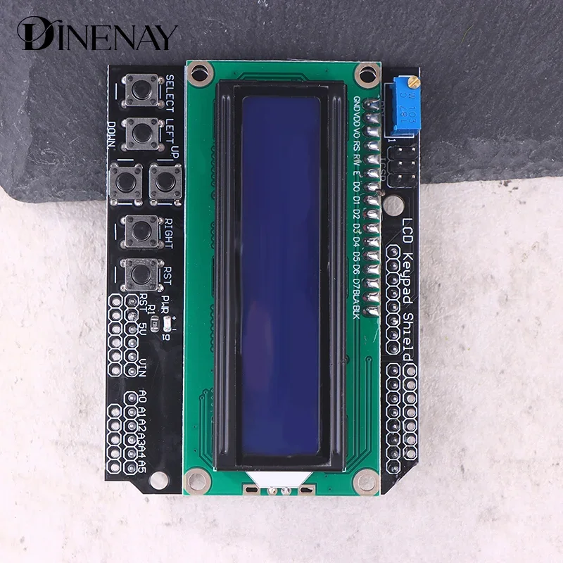 Blue Screen LCD1602 Expansion Board with KeyPad Shield Ideal for Intelligent Home and Robotics Projects