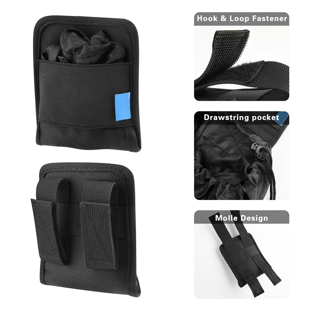 Poudres de munitions pliables, DŽDstress, Wstring de proximité, Bullet Bungalow Bag, Utility Recovery Bag, EDC Ammo Waist Pack