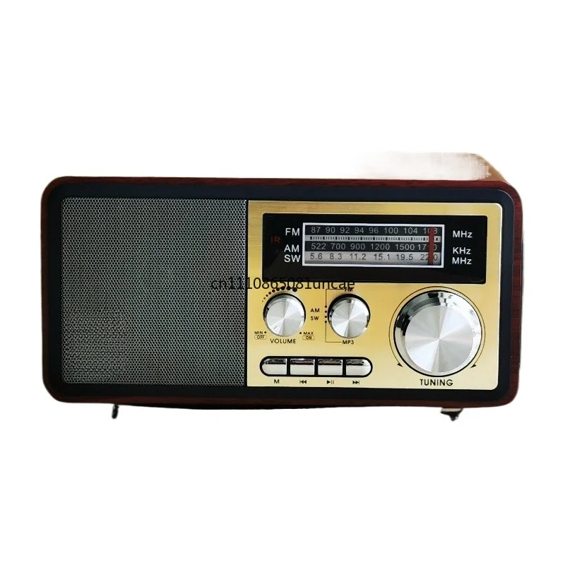 

Retro Nostalgic Desktop Radio FM Medium Wave Shortwave Bluetooth Speaker Card Audio Charging Wooden