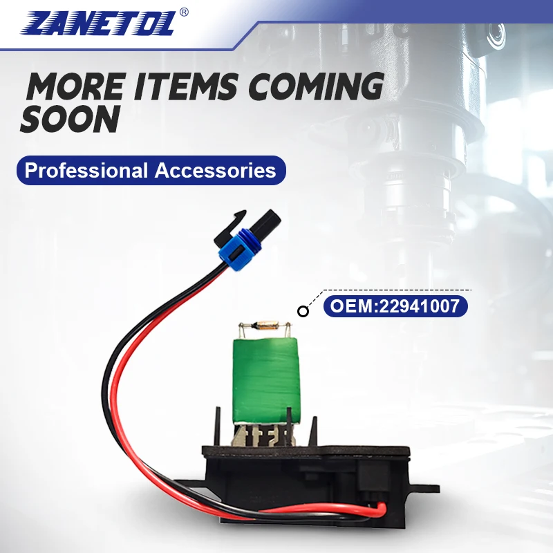 ZANETOL Blower Motor Control Module / Resistor for CHEVROLET KODIAK 2003~2009 GMC TOPKICK 2003~2009 22941007 12135104 89018537