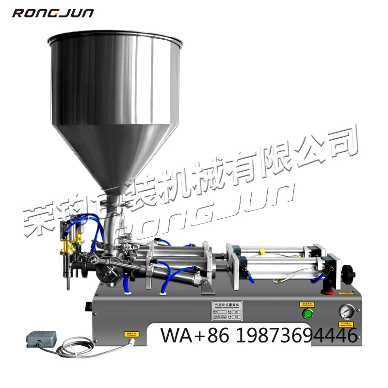 

100ML Liquid Filling Machine Food Packaging Perfume Juice Bottle Dosing Filler