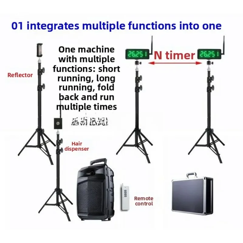 Timer, automatic induction wireless long-distance running football turning back electronic timekeeping