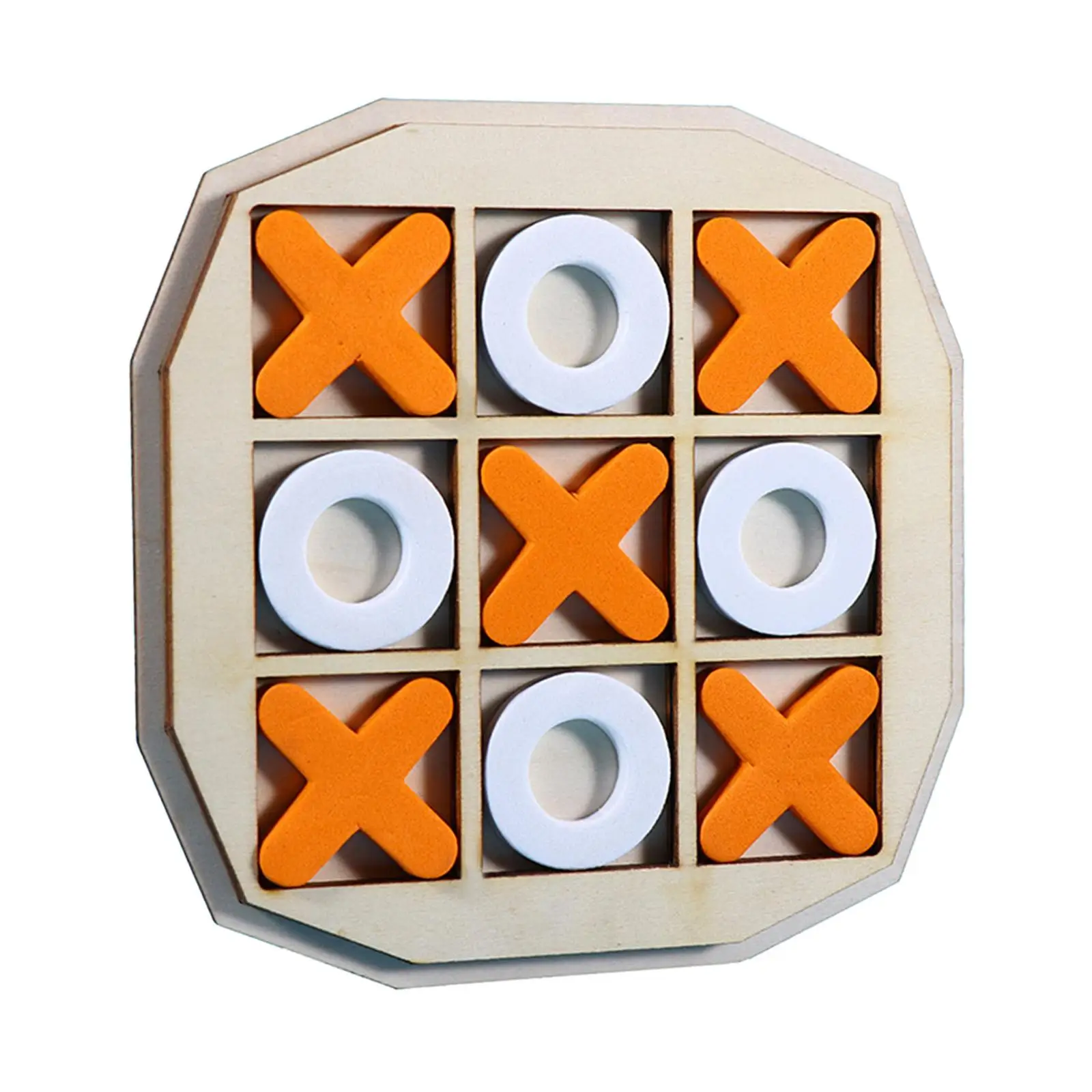 Houten Tic Tac Toe Spel Puzzelspellen Grappig Tafelspel Voor Volwassen Kinderen Reizen