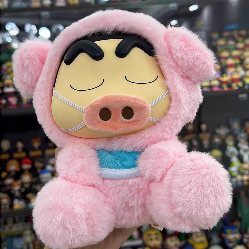 تلوين شين تشان الأصلي الفينيل القطيفة صندوق أعمى سلسلة قصة المزرعة ، رائعتين الحيوان تأثيري ازياء دمية هدية الكريسماس #5