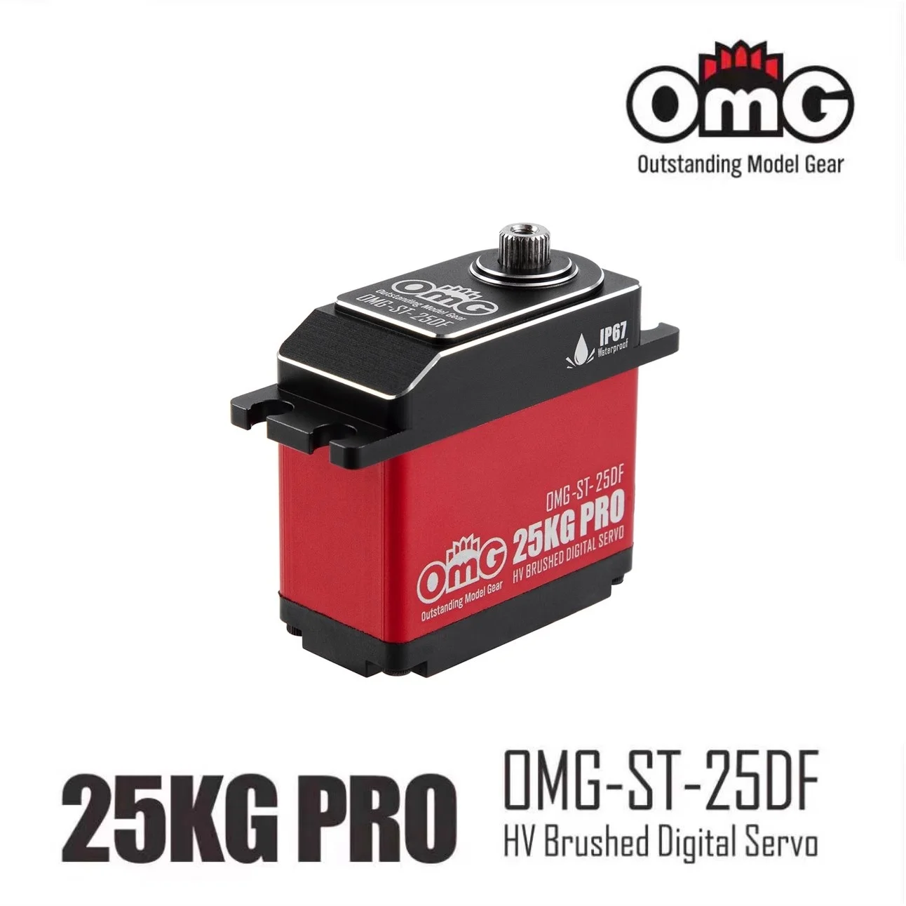 

OMG Hot Selling 25kg Servo Waterproof 20kg High Torque Digital Server Metal Teeth Digital Climbing Vehicle and Vessel