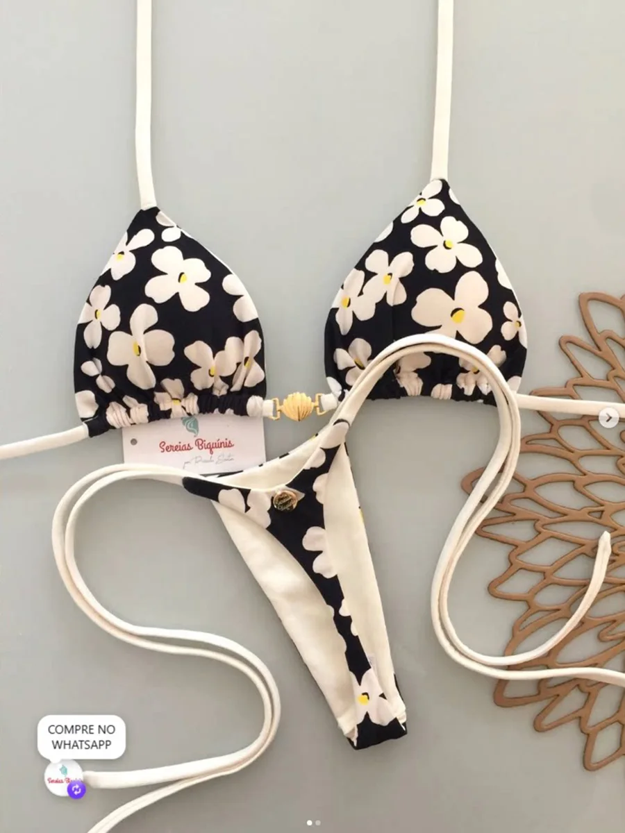 Sexy Print Micro Bikini 2026 Women Swimsuit Mini Swimwear Thong Bikinis Set Brazilian Beach Wear Bathing Suit Biquini Female