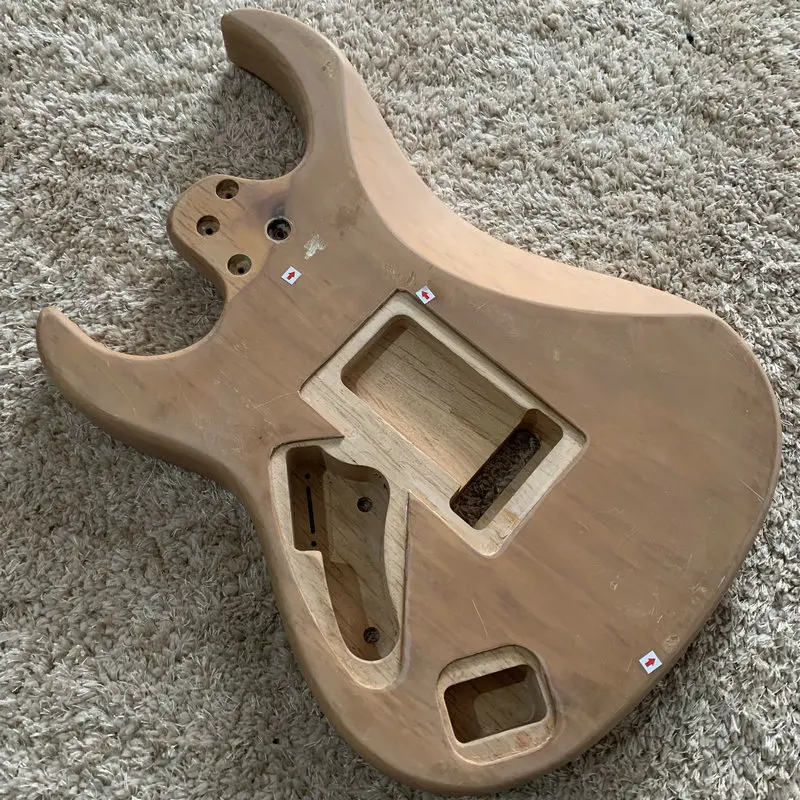 Guitar Body Natural Solid Alder Wood HSH Pickups Original Ibanez GIO GRX Series Replacement DIY