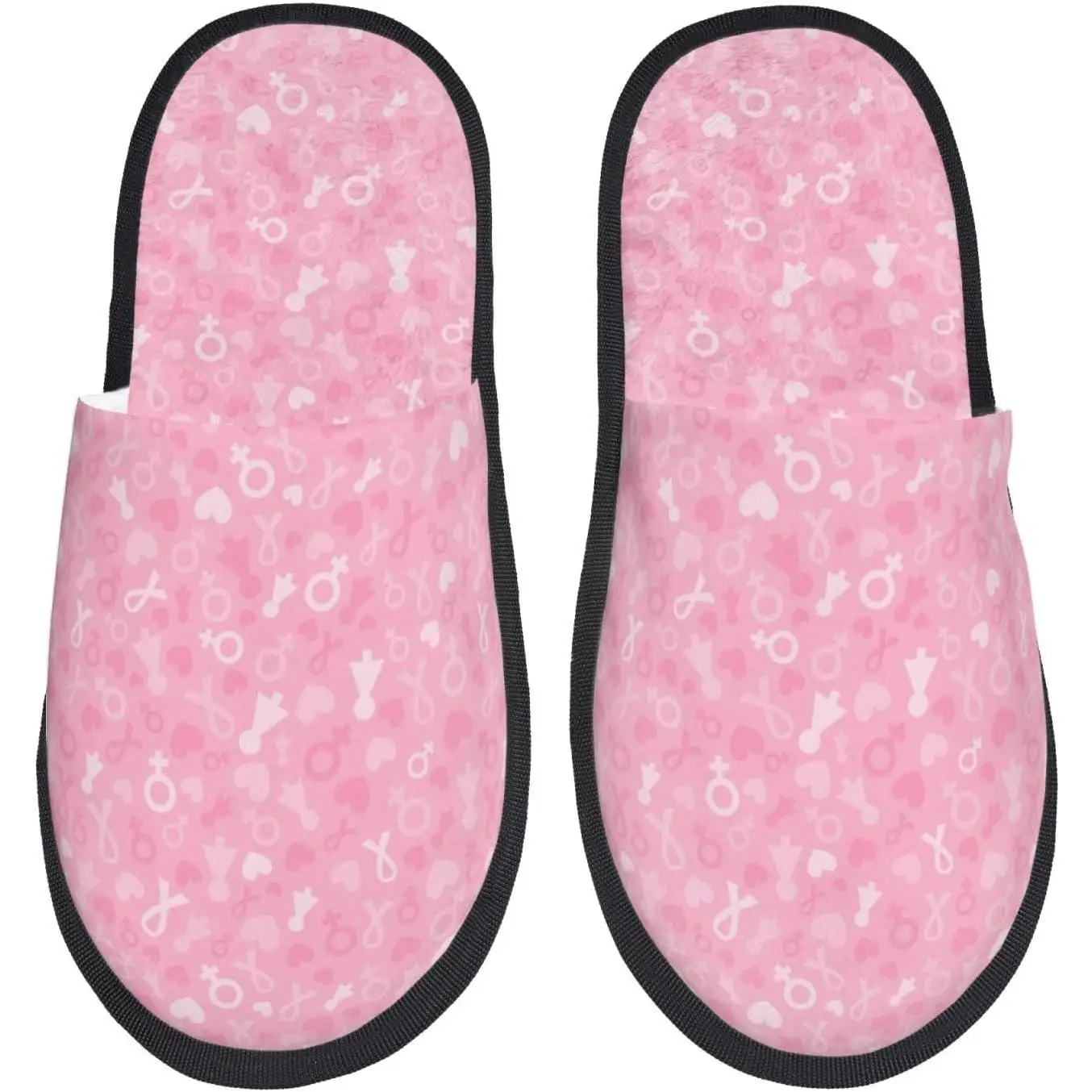 

Женские нечеткие домашние зимние домашние тапочки с принтом рака молочной железы, теплые домашние тапочки в замечательное время