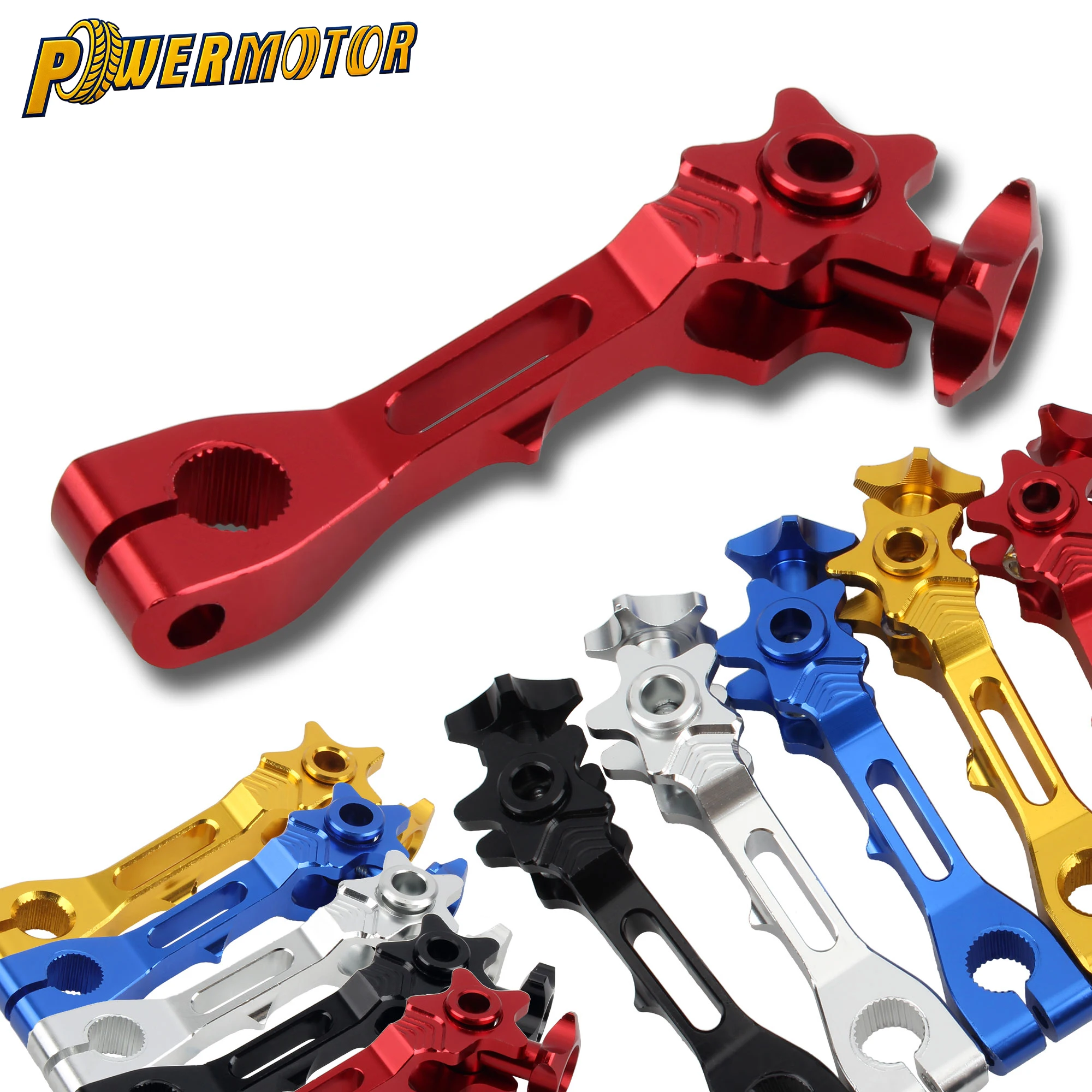 

CNC Motorcycle Rear Brake Lever Universal Accessories Motocross Foot Brake Lever Dirt Pit Bike Parts For Honda Yamaha Suzuki