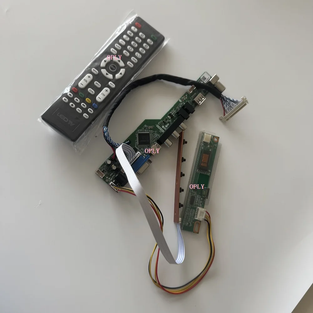 

TV Controller driver board kit for LQ164D1L LP164WD1 16.4" 1600X900 VGA HDMI-compatible USB RF LCD panel AV screen monitor