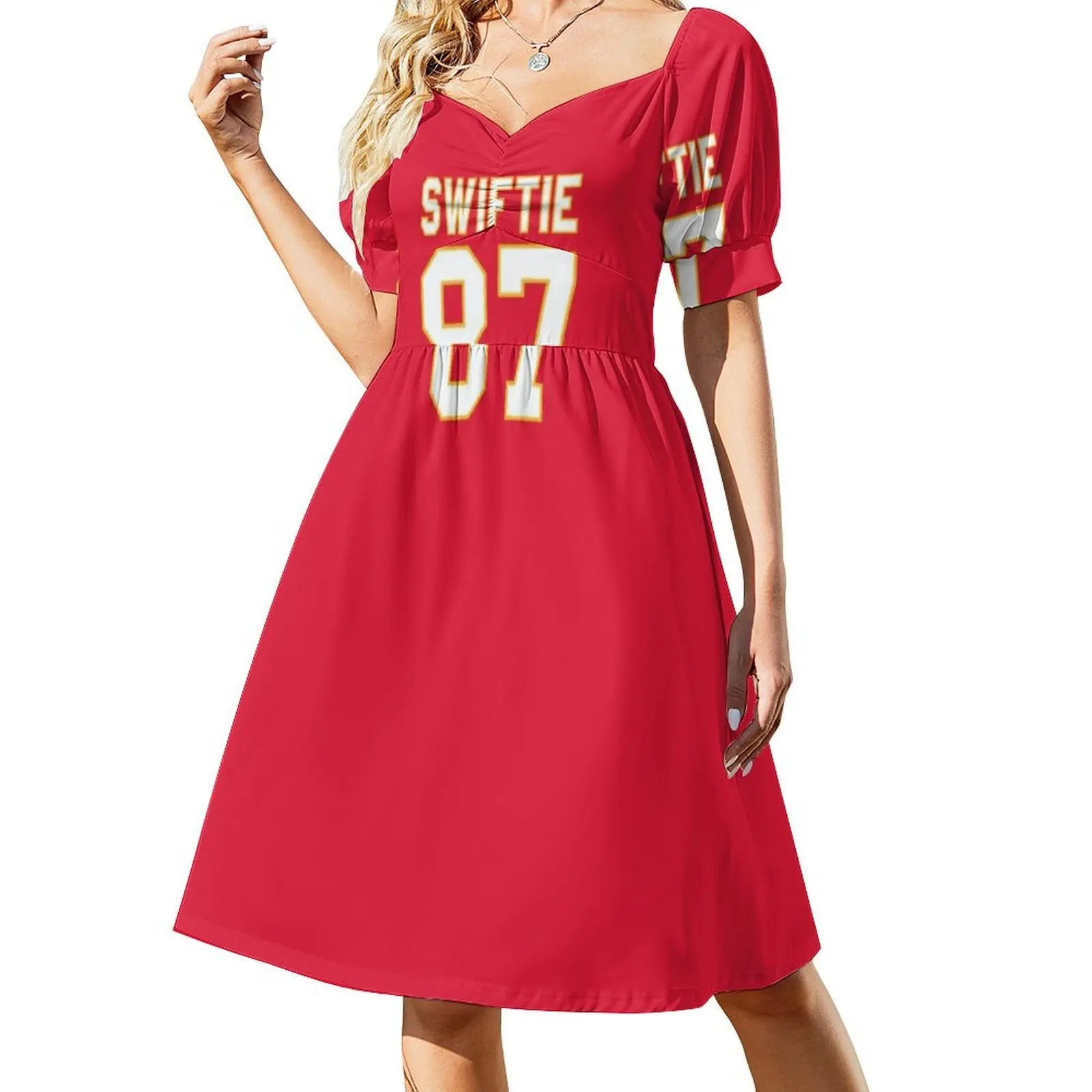Abito Swiftie bohémien donna bianco/oro - alternate angle