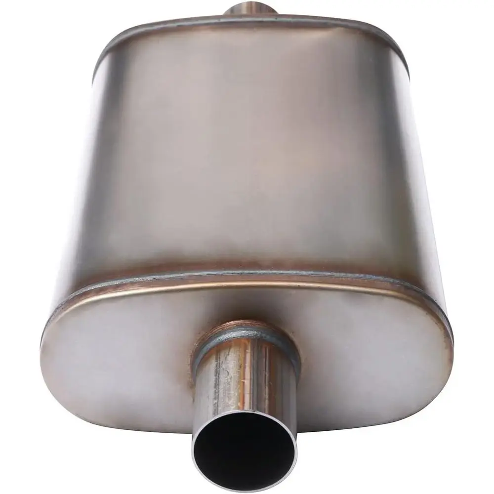 

409 Stainless Steel Straight-Through Performance Muffler Exhaust, center in | center out (3)