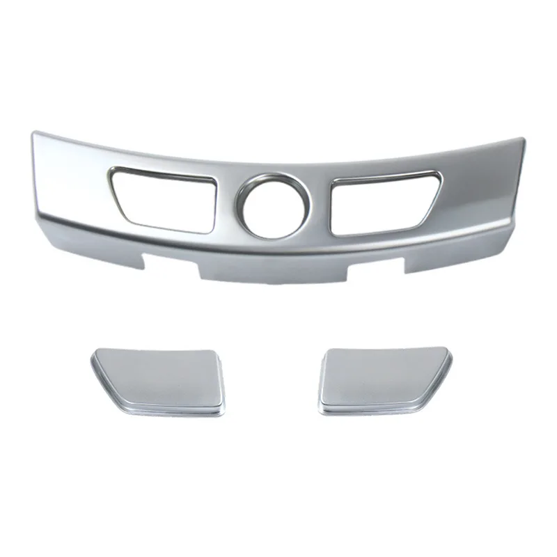 /Car Central Armrest Switch Panel With Button Cover Silver #Plastic For For BMW 5 Series For GT F07 #2010-2017 Replace Part Numb