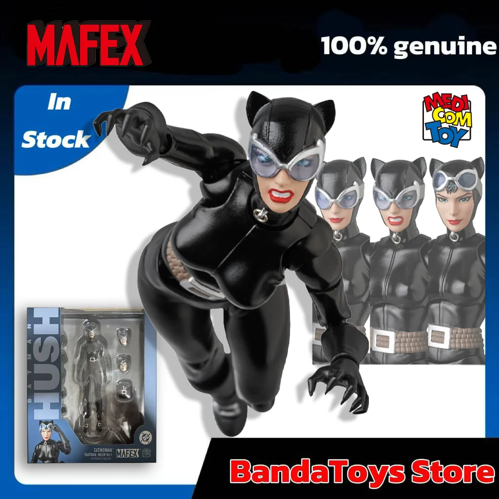 En Stock, Figura de Acción Coleccionable MAFEX Catwoman (Batman: Hush Ver) 100% Original