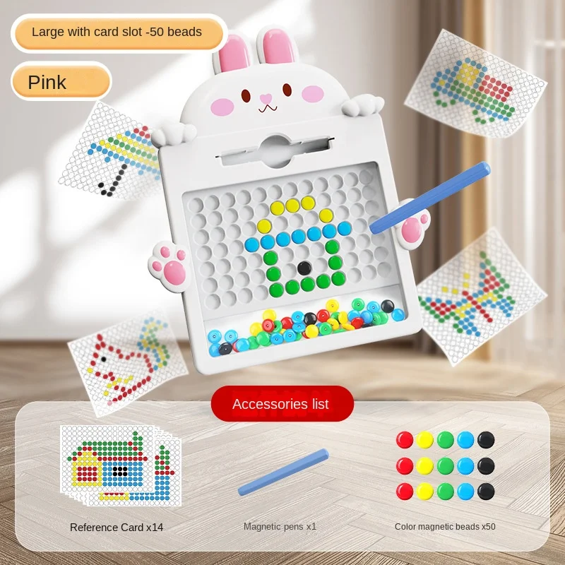 子供磁気製図板ワードパッドベビーカラーかわいいウサギボードアート教育描画おもちゃ描画ツールギフト子供のおもちゃ