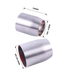 51mm to 61mm Convertor Adapter Stainless Steel Motorcycle Exhaust Connector Motorbike Connecting Link Down Pipes exhaust adapter