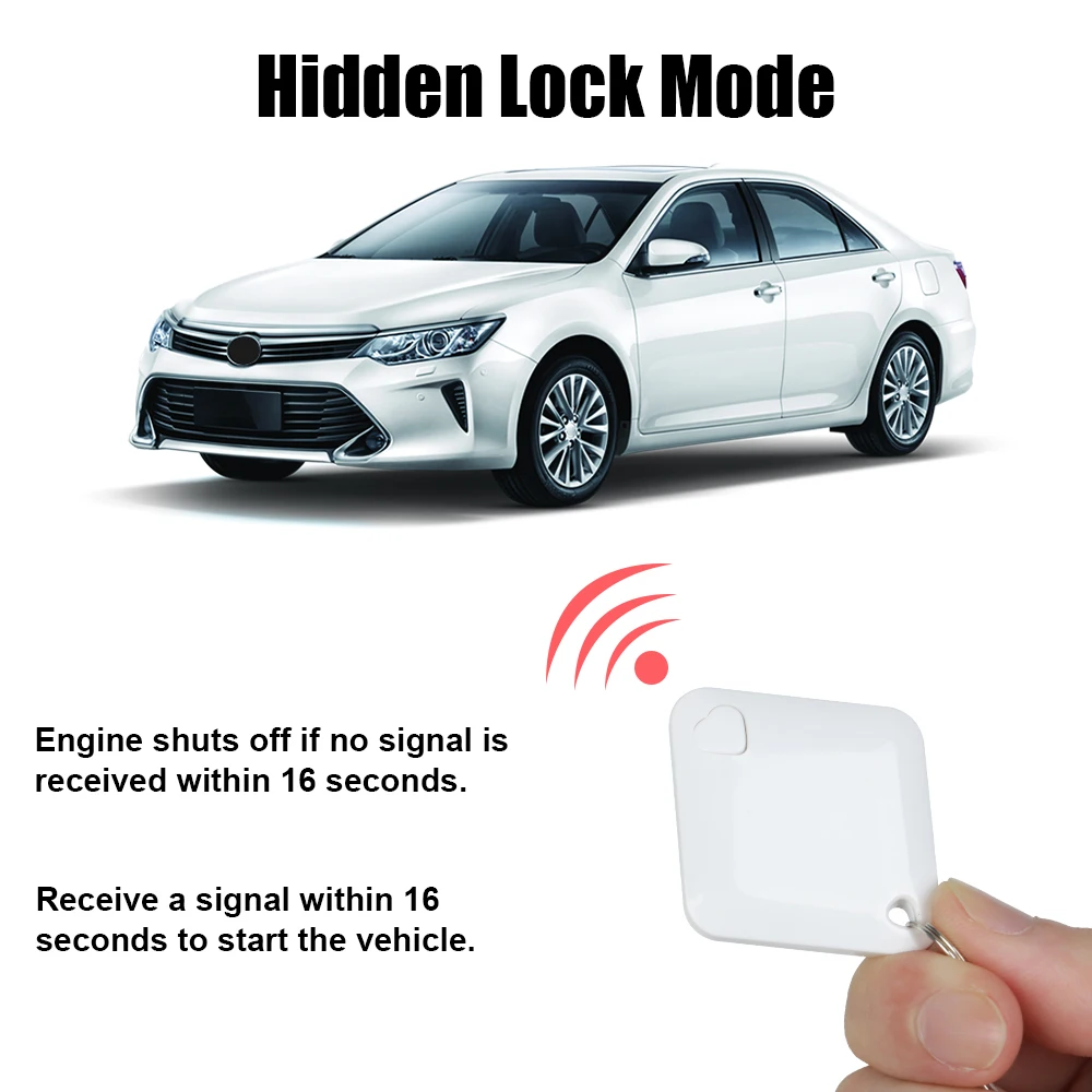 M506 12V Motorcycle Car Immobilizer RFID Ignition Lock Fuse Relay Isolator System Remote Controller Wireless Auto Accessories