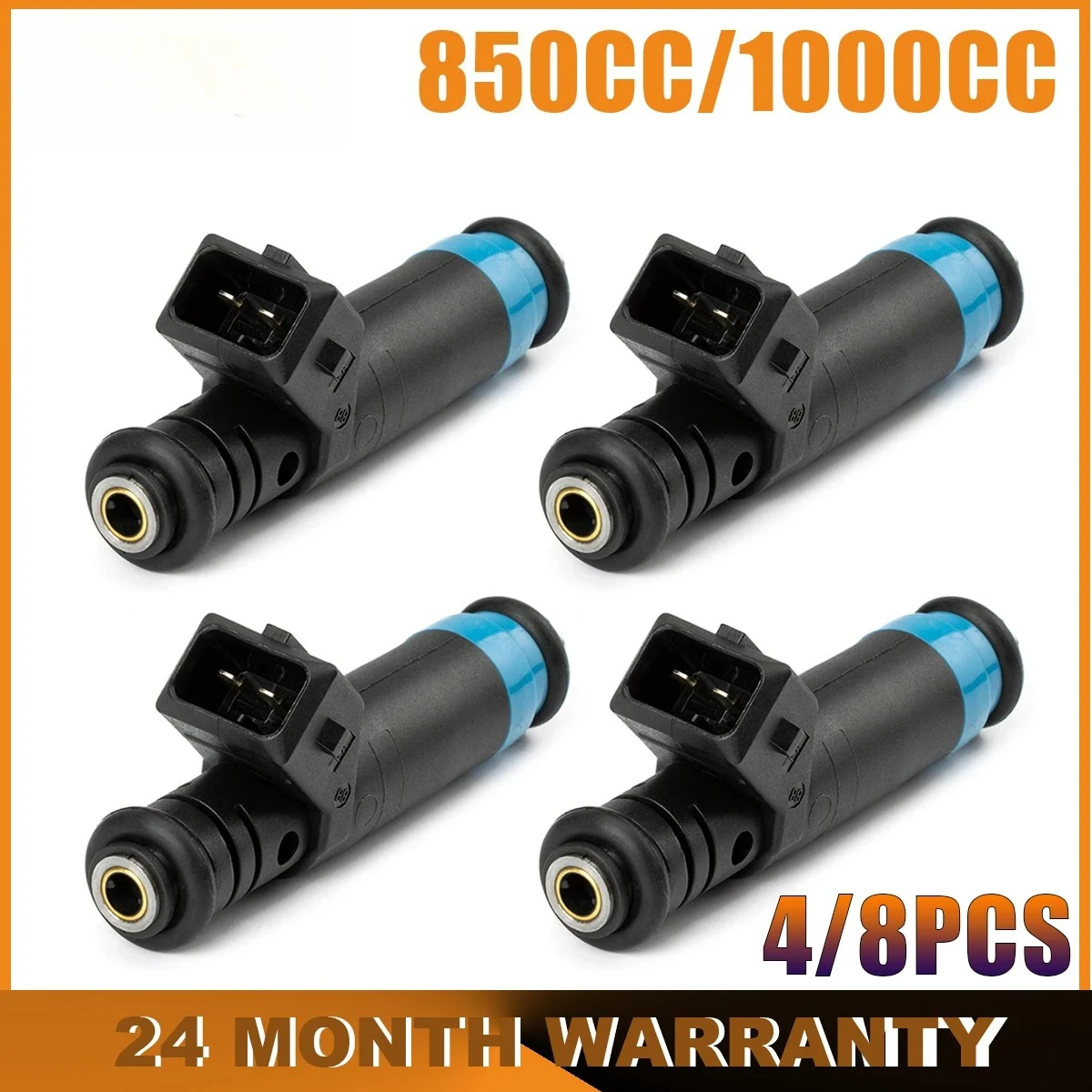Injetores de Combustível de Alta Impedância 4/8PCS para Buick, Ford, BMW Deka 80LB 850cc 1000cc EV1 Siemens FI114992 FI114991 XZGC5009