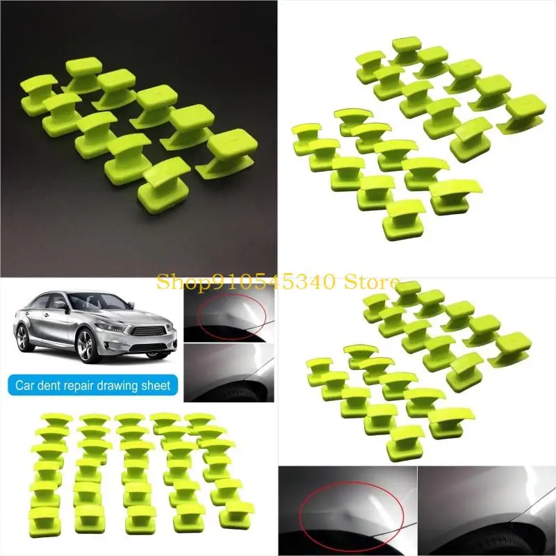 

U2JA 30Pcs Dent Pullers Auto Dent Pullers Removal Tool Paint Dent Repair Glues Tabs