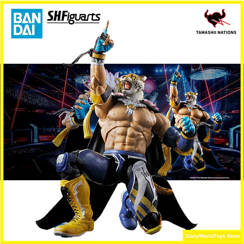 100% Original Bandai S.H.Figuarts King Tekken 8 SHF In Stock Anime Action Collection Figures Model Toys