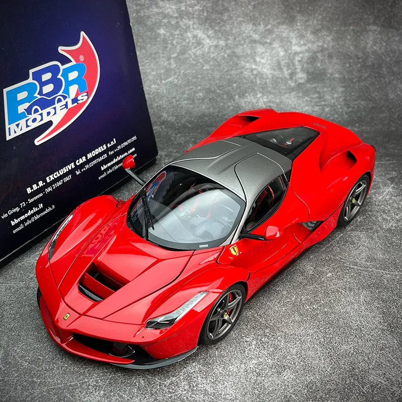 

Модель автомобиля BBR MODELS 1/18 Ferrari LaFerr, красная, металлическая, статическая, для коллекции, литая под давлением
