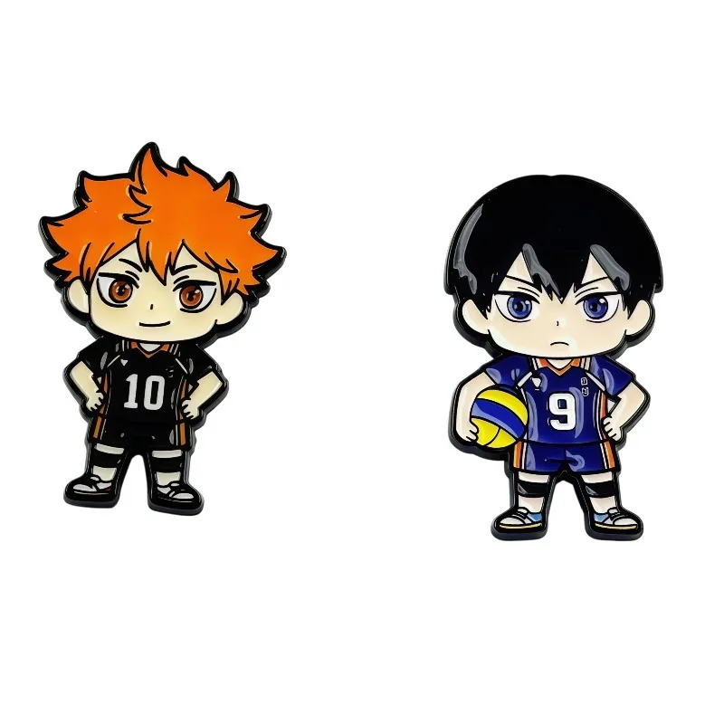 

Volleyball Boy!! Creative Design of New Cartoon Metal Brooch Personalized Badges and Versatile Decorative Accessories