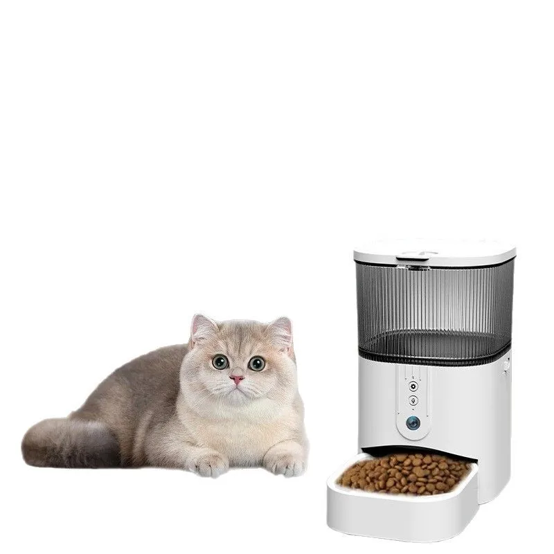 

STLF Smart Portable Pet Bowl for Dogs Cats Eco-Friendly Timed Automatic Feeder Solid Pattern Plastic Bowl Charge Pet Bowl Feeder