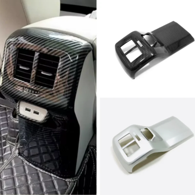 

Car Styling Sticker Rear Back Cover Air Conditioning Outlet Vent Frame For Volkswagen VW T-cross Tcross 2019 2020 2021 2022 2023