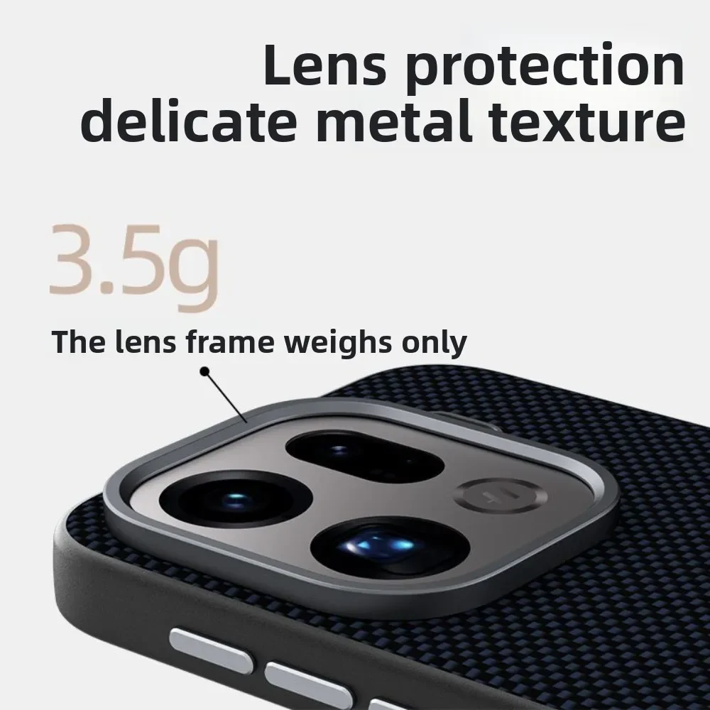 حافظة شحن لاسلكية فاخرة من Microrelief لهاتف oppo Find X9 Pro X8 Ultra X8S Plus Reno 14Pro غطاء حماية بإطار عدسة معدني #6