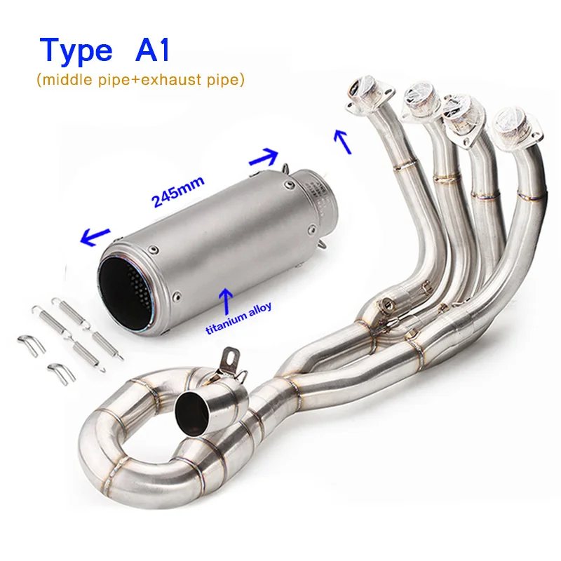 

Китайская заводская выхлопная система мотоцикла для YAMAHA YZF-R6, выхлопная труба с универсальным глушителем, выхлопная труба