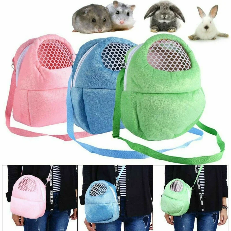 

Small Pet Carrier Guinea Pig Carry Pouch Breathable Bag Cage Hamster Chinchilla Travel Warm Bags Carrier Pet Rabbit Accessories