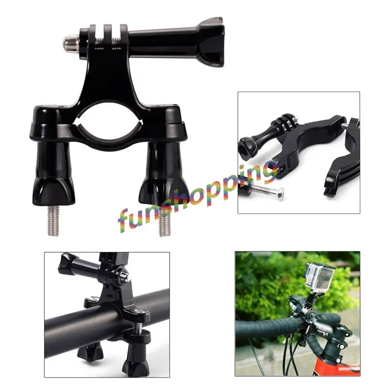 Motorcycle Bicycle Bike Handlebar Seatpost Pole Mount Action Camera Accessories for Gopro HD Hero 6 5 4 3 3+2 1 Xiaomi Yi Camera