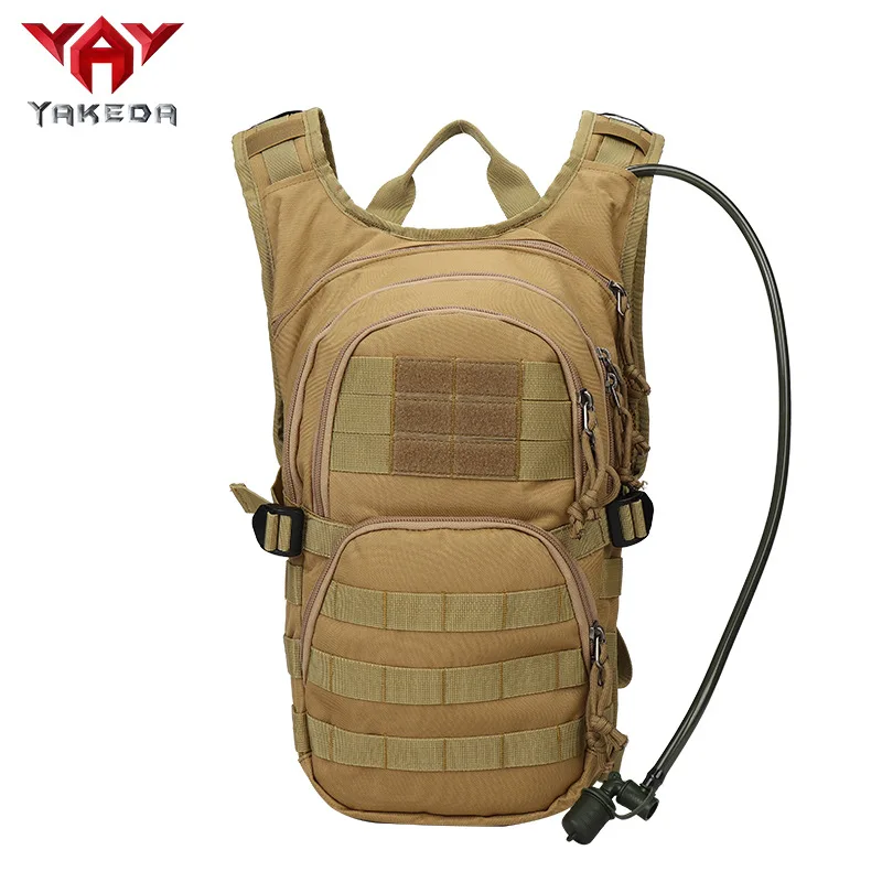 Yakeda Outdoor tactical water bag, hiking camping bag, military MOLLE system multi-functional water bag