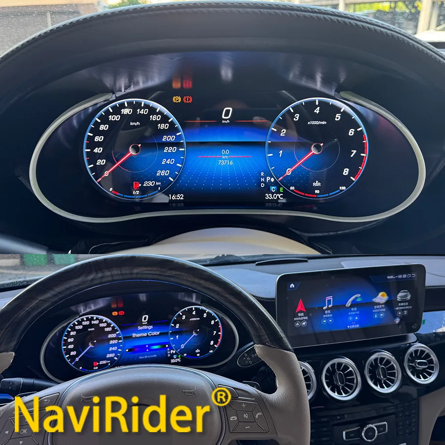 Picture 3: S New LCD Digital Instrument Panel For Mercedes Benz CLS CLS300 CLS63 CLS350 2012-2017 Virtual Cockpit Speedmeter Dashboard